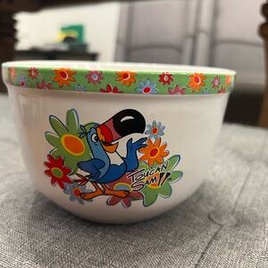 2002 Kelloggs Fruit Loops Toucan Sam Cereal Bowl